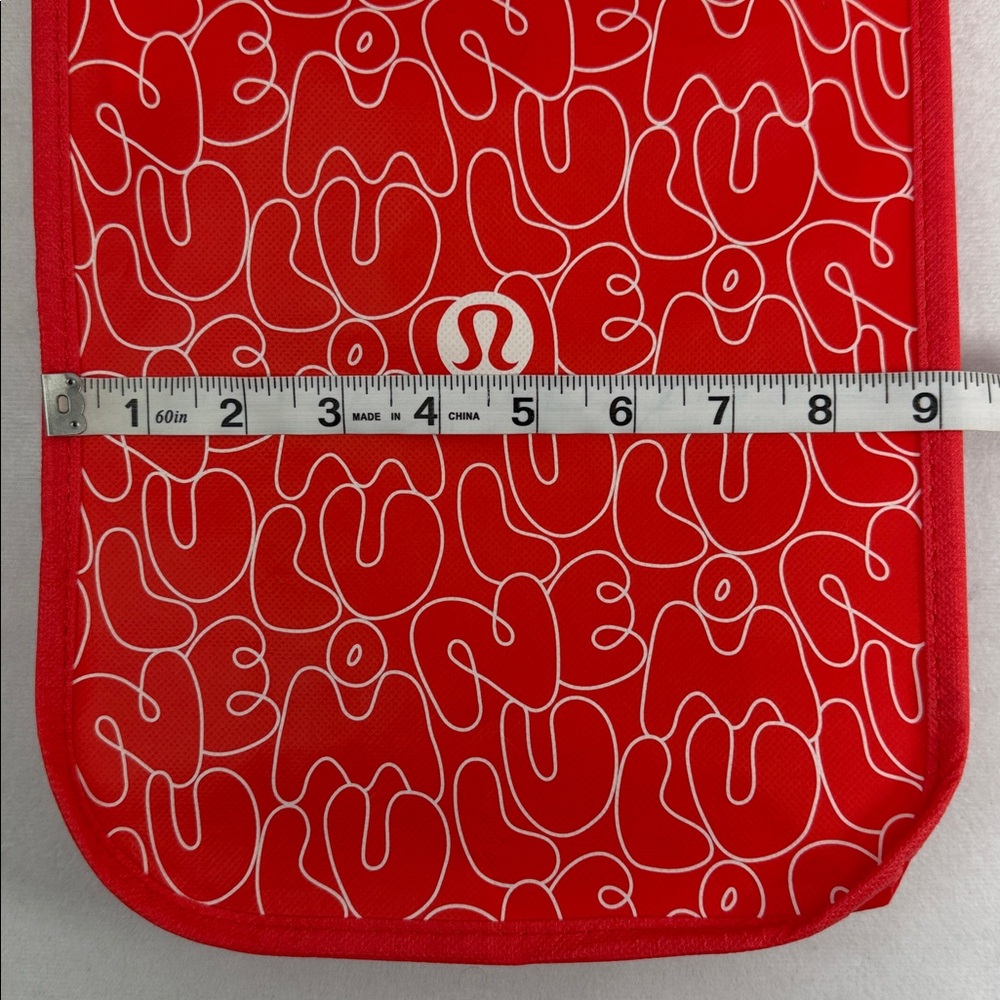 Lululemon Athletica Red Graphic Bubble Logo Tote - Picture 8 of 10